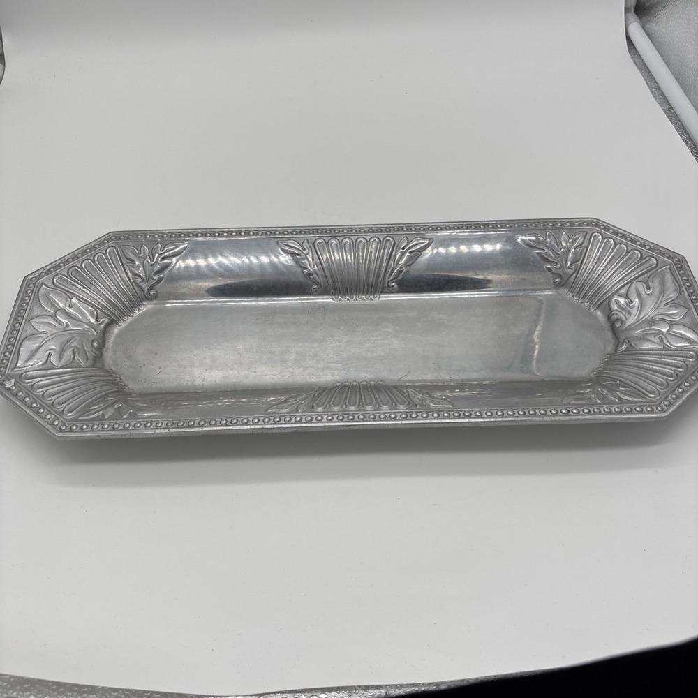 Lenox Butler's Pantry Bread Tray. Silver 18 X 8"